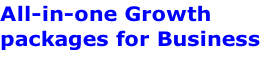 All-in-one Growth
packages for Business 
